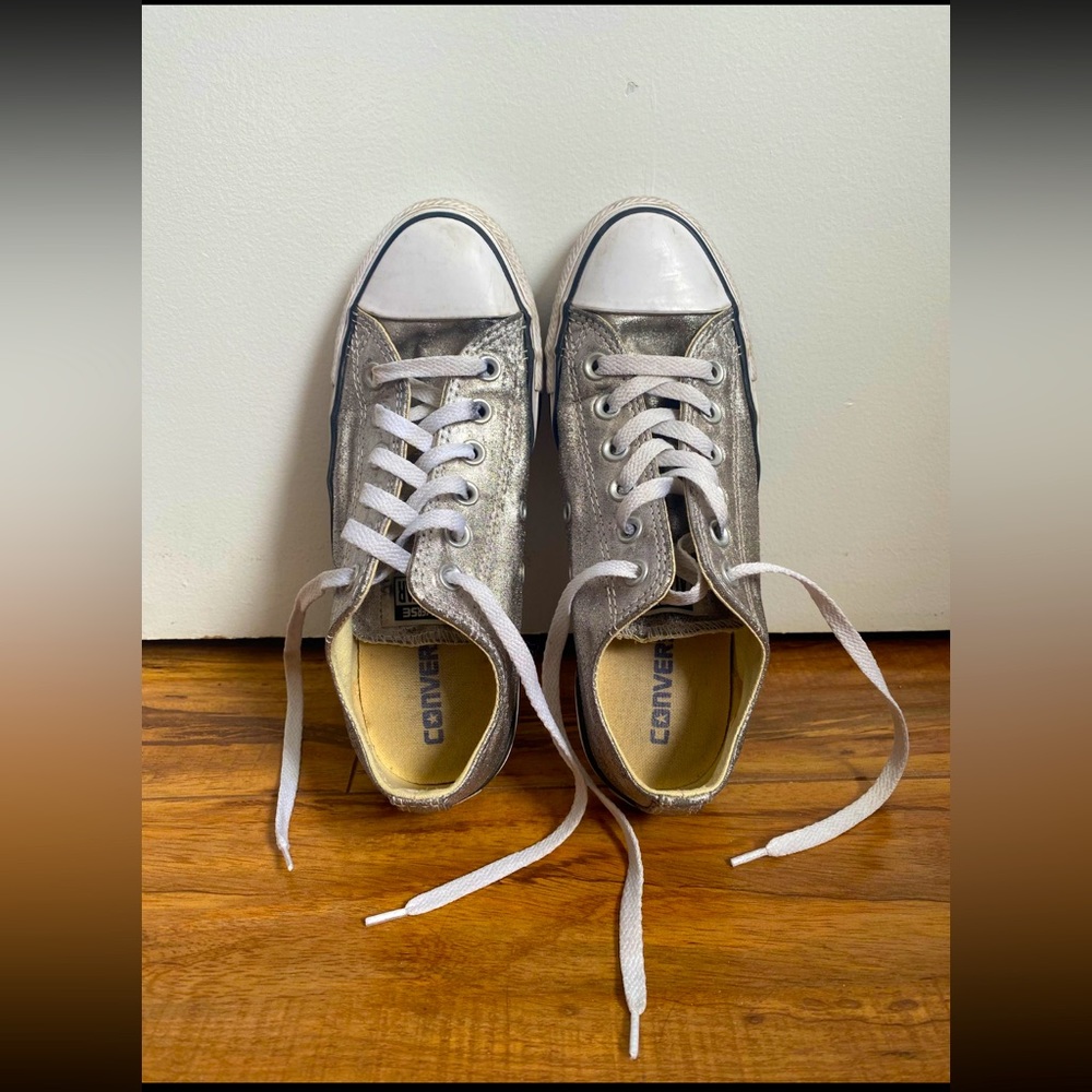 Silver Converse